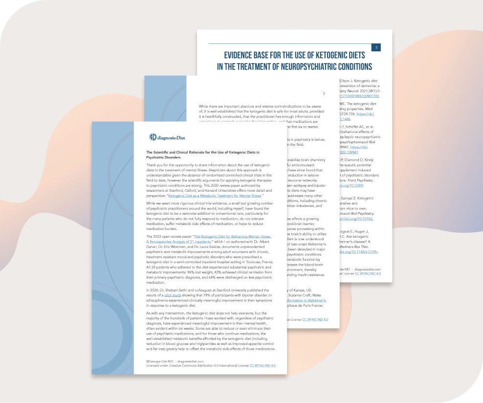 Three documents layered on top of each other