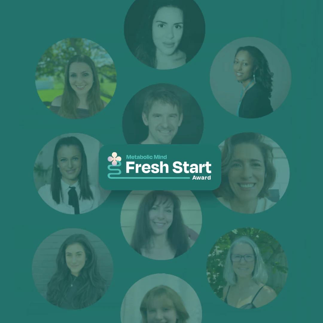 Banner of Fresh Start awards with headshots of people