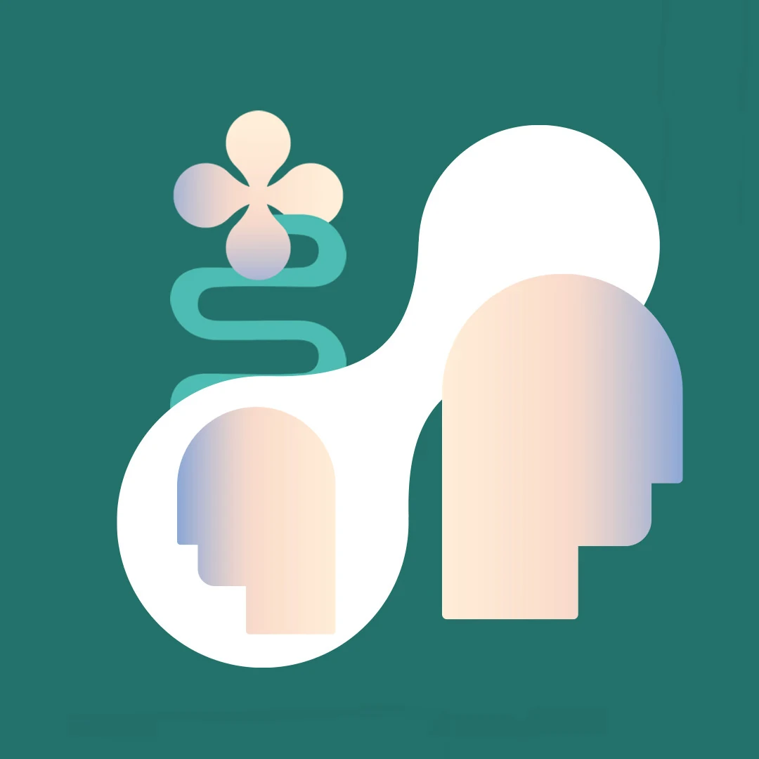 Illustration of two heads