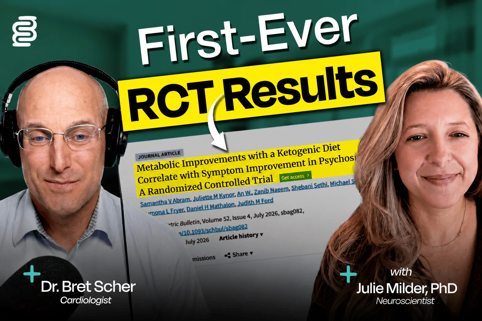 First RCT of Keto for Schizophrenia & Bipolar Disorder: Results & Future Directions